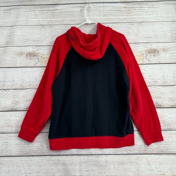 Honda x Troy Lee Designs Embroidered Hoodie Sweatshirt Men's Size M Red/Black - Picture 2 of 10